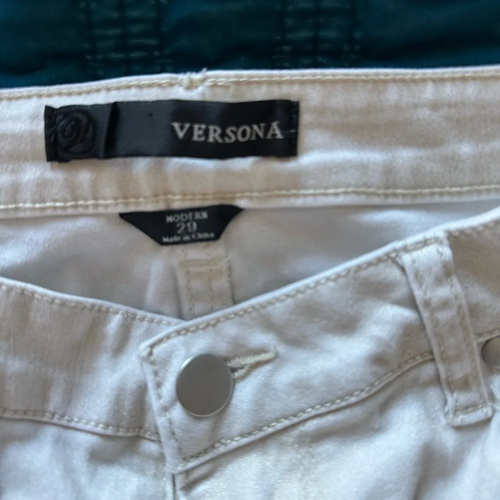 Verona White Denim Jeans - Picture 2 of 4